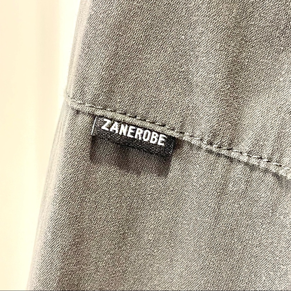 Zanerobe Mens Bomber Jacket with Back Tie in Army Green Size M - Picture 15 of 16